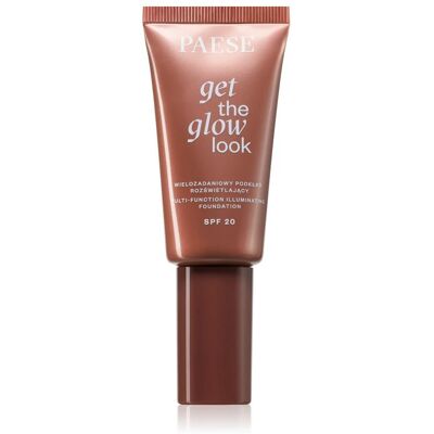 Paese Get The Glow Look Illuminating Foundation - Sand Beige - Leicht SPF 20 Paese Get The Glow Look Illuminating Foundation - Sand Beige - Leicht SPF 20