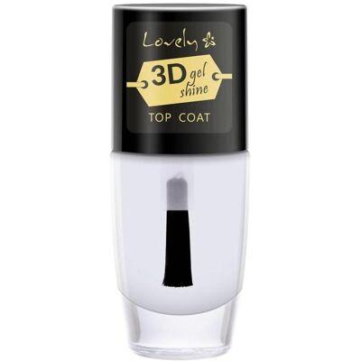 Lovely, Nagellack, 3D Gel Shine Top Coat Gel Top With 3D 8Ml Feel (Top Coat) Lovely, Nagellack, 3D Gel Shine Top Coat Gel Top With 3D 8Ml Feel (Top Coat)