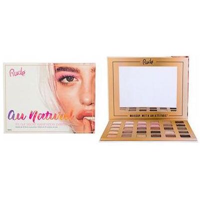 Rude Cosmetics, Lidschatten, Au Naturel (Dunkelbraun, Nude, Rosa) Rude Cosmetics, Lidschatten, Au Naturel (Dunkelbraun, Nude, Rosa)