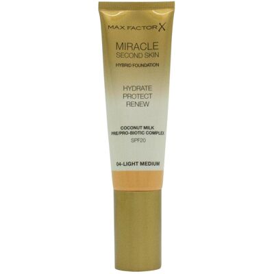 Max Factor, Foundation, Miracle Second Skin (04 Light Medium) Max Factor, Foundation, Miracle Second Skin (04 Light Medium)