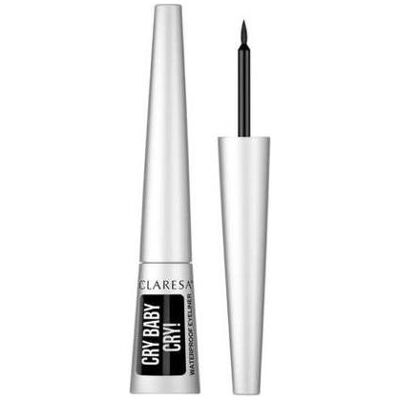Claresa, Eyeliner + Kajal, Cry Baby Cry Waterproof Liquid Eyeliner 4g (Black) Claresa, Eyeliner + Kajal, Cry Baby Cry Waterproof Liquid Eyeliner 4g (Black)