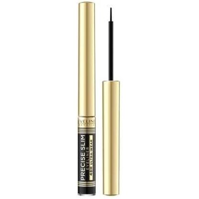 Eveline, Eyeliner + Kajal, Precise Slim Long-Lasting Eyeliner In Ink Bottle Vinyl Black 2.8ml (Vinyl Black) Eveline, Eyeliner + Kajal, Precise Slim Long-Lasting Eyeliner In Ink Bottle Vinyl Black 2.8ml (Vinyl Black)
