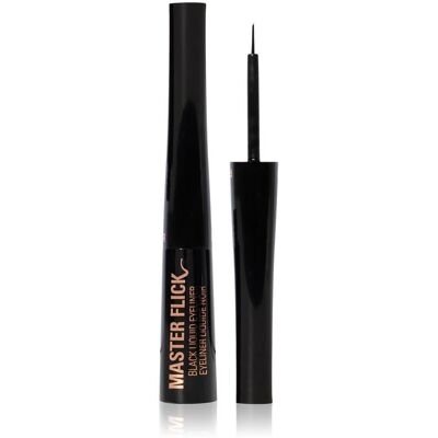 Makeup Revolution, Eyeliner + Kajal, Master Flick Flüssiger Eyeliner (Black) Makeup Revolution, Eyeliner + Kajal, Master Flick Flüssiger Eyeliner (Black)