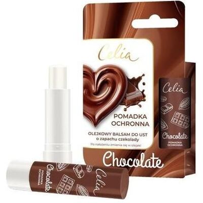 Celia, Lippenpflege, Protective Lip Balm Oil Chocolate 4g (Lippenbalsam, Lippenöl, 4 g) Celia, Lippenpflege, Protective Lip Balm Oil Chocolate 4g (Lippenbalsam, Lippenöl, 4 g)
