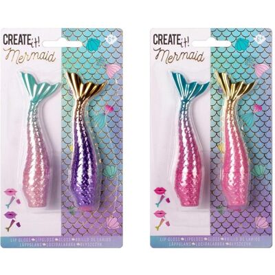 Canenco CREATE it! - Lipgloss 2-er Set - Meerjungfrau - 1 Set Canenco CREATE it! - Lipgloss 2-er Set - Meerjungfrau - 1 Set