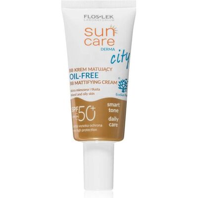 FlosLek Derma City BB Creme SPF 50+ - Mattierende BB Creme FlosLek Derma City BB Creme SPF 50+ - Mattierende BB Creme