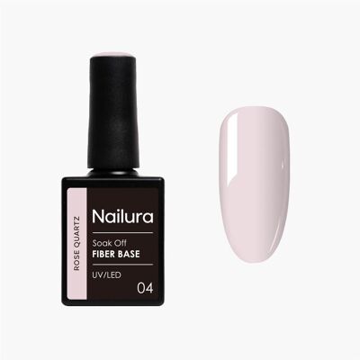Nailura, Nagellack, - Fiber Base - Rose Quartz - 10 ml (Rose Quartz, Base Coat) Nailura, Nagellack, - Fiber Base - Rose Quartz - 10 ml (Rose Quartz, Base Coat)
