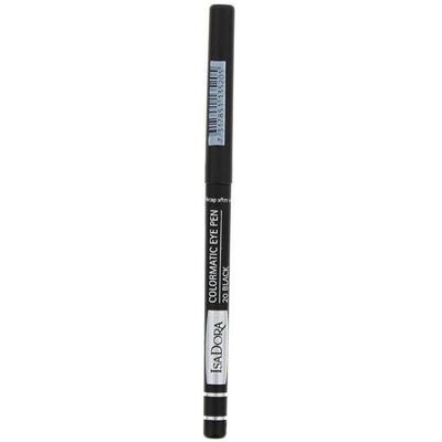 Isadora, Eyeliner + Kajal, Colormatic Eye Pen kredka do oczu 20 Black 0.28g (Black) Isadora, Eyeliner + Kajal, Colormatic Eye Pen kredka do oczu 20 Black 0.28g (Black)