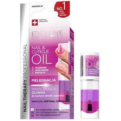 Eveline, Nagelpflegemittel, Nagelhautöl - feuchtigkeitsspendendes Drei-Phasen-Öl für trockene Nagelhaut und Nägel, 8ml (8 ml) Eveline, Nagelpflegemittel, Nagelhautöl - feuchtigkeitsspendendes Drei-Phasen-Öl für trockene Nagelhaut und Nägel, 8ml (8 ml)