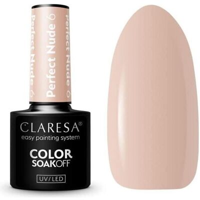 Claresa, Nagellack, 06 Perfekter Nude UV-Nagellack 5ml (Farblack, UV-Gel Lack) Claresa, Nagellack, 06 Perfekter Nude UV-Nagellack 5ml (Farblack, UV-Gel Lack)