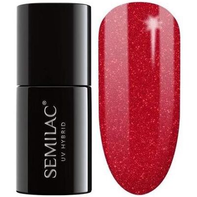 Semilac, Nagellack, UV-Nagellack Glitter Rot 025 7ml (UV-Gel Lack) Semilac, Nagellack, UV-Nagellack Glitter Rot 025 7ml (UV-Gel Lack)