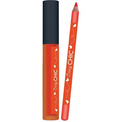 Clementoni Crazy Chic Lipgloss und Lipliner Orange Clementoni Crazy Chic Lipgloss und Lipliner Orange