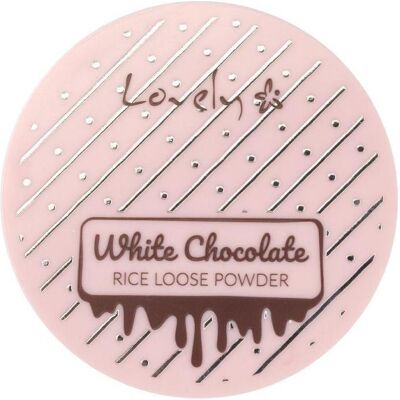 Lovely Weiße Schokolade Lose Puder - Gesichtspuder für alle Hauttypen - 8g Lovely Weiße Schokolade Lose Puder - Gesichtspuder für alle Hauttypen - 8g