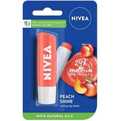 NIVEA, Lippenpflege, Peach Shine Nourishing Lipstick 5.5Ml (Lippenbalsam, 5.50 ml) NIVEA, Lippenpflege, Peach Shine Nourishing Lipstick 5.5Ml (Lippenbalsam, 5.50 ml)