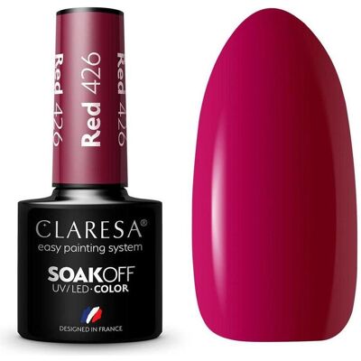 Claresa, Nagellack, Soak Off UV/LED Red hybrid polish 426 5g (426 RED UV, UV-Gel Lack) Claresa, Nagellack, Soak Off UV/LED Red hybrid polish 426 5g (426 RED UV, UV-Gel Lack)