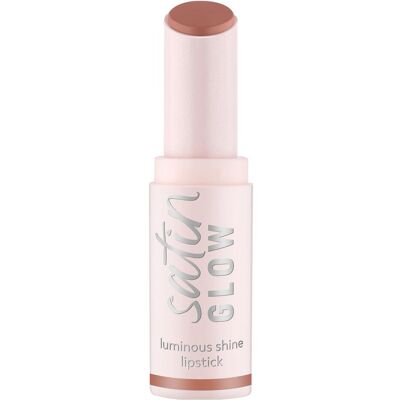 essence, Lippenstift + Lipgloss, satin GLOW luminous shine lipstick (#EC4E5B) essence, Lippenstift + Lipgloss, satin GLOW luminous shine lipstick (#EC4E5B)