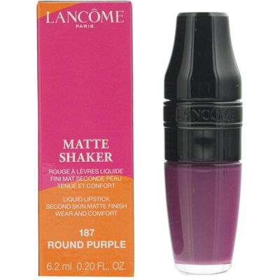 Lancôme, Lippenstift + Lipgloss, Rossetto Liquido Opaco Viola Rotondo Shaker 187 (Round Purple) Lancôme, Lippenstift + Lipgloss, Rossetto Liquido Opaco Viola Rotondo Shaker 187 (Round Purple)