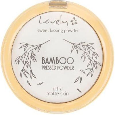 Lovely, Gesichtspuder, Bamboo Pressed Powder Transparents. Mattifying Pressed Face Powder 10G (Translucent, Transparent) Lovely, Gesichtspuder, Bamboo Pressed Powder Transparents. Mattifying Pressed Face Powder 10G (Translucent, Transparent)