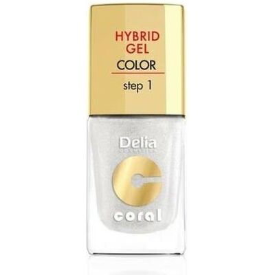 Delia Cosmetics, Nagellack, Cosmetics Coral Hybrid Gel Nail Polish No. 32 White Pearl 11ml (Gel-Effekt Nagellack) Delia Cosmetics, Nagellack, Cosmetics Coral Hybrid Gel Nail Polish No. 32 White Pearl 11ml (Gel-Effekt Nagellack)