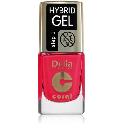 Delia Cosmetics, Nagellack, Korallen-Nagellack Hybrid Gel Delia Cosmetics, Nagellack, Korallen-Nagellack Hybrid Gel