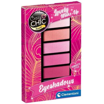 Clementoni Crazy Chic Lidschatten im romantischen Stil, 8 Stück. Clementoni Crazy Chic Lidschatten im romantischen Stil, 8 Stück.