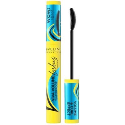 Eveline, Mascara, Viva Volume Waterproof Mascara Black Volume & Curl Effect 10ml (Black) Eveline, Mascara, Viva Volume Waterproof Mascara Black Volume & Curl Effect 10ml (Black)