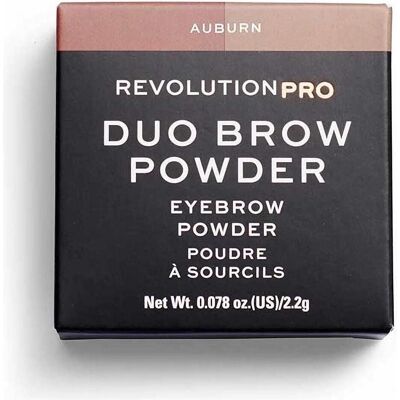 Makeup Revolution, Augenbrauenpuder, Duo Eyebrow Powder Auburn (Auburn) Makeup Revolution, Augenbrauenpuder, Duo Eyebrow Powder Auburn (Auburn)