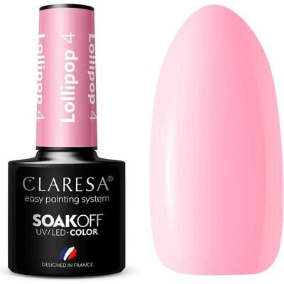 Claresa Nagellack - Lollipop Pink UV/LED Gel 4,5 g Claresa Nagellack - Lollipop Pink UV/LED Gel 4,5 g