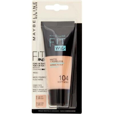 Maybelline Fit Me Matt & Poreless Foundation - Foundation Maybelline Fit Me Matt & Poreless Foundation - Foundation