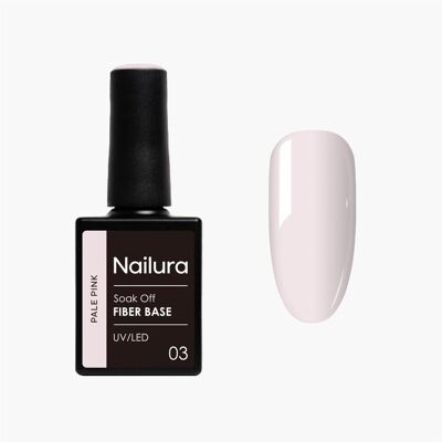 Nailura, Nagellack, - Fiber Base - Pale Pink - 10 ml (Pale Pink, Base Coat) Nailura, Nagellack, - Fiber Base - Pale Pink - 10 ml (Pale Pink, Base Coat)