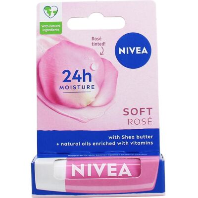 Nivea, Lippenstift + Lipgloss, Soft Rose Nourishing Lipstick 4.8g (Transparent) Nivea, Lippenstift + Lipgloss, Soft Rose Nourishing Lipstick 4.8g (Transparent)