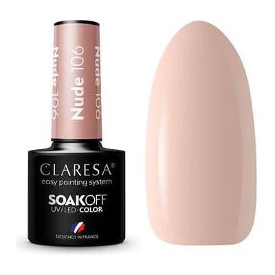 Claresa, Nagellack, 106 Nude UV Nagellack 5ml (Beige, Farblack) Claresa, Nagellack, 106 Nude UV Nagellack 5ml (Beige, Farblack)