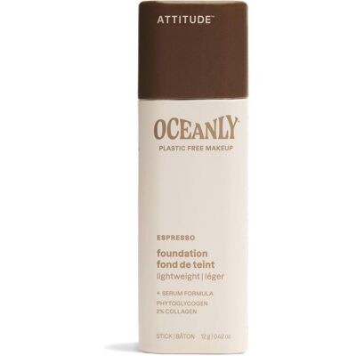 Attitude, Foundation, Oceanly Light Coverage Foundation Stick Titanium Dioxide-Free EWG (Espresso) Attitude, Foundation, Oceanly Light Coverage Foundation Stick Titanium Dioxide-Free EWG (Espresso)