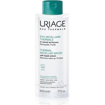 Uriage, Gesichtsreinigung, Eau Thermale Thermal Micellar Water Purifies Micellar Water Unisex 500 ml (Reinigungstücher Gesicht) Uriage, Gesichtsreinigung, Eau Thermale Thermal Micellar Water Purifies Micellar Water Unisex 500 ml (Reinigungstücher Gesicht)