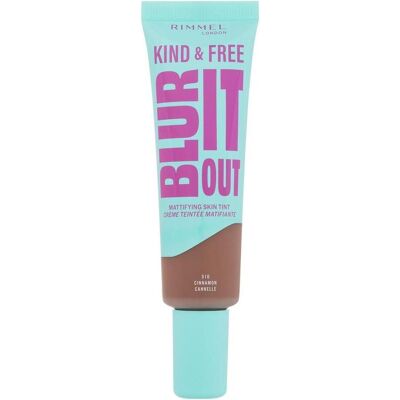 Rimmel London, Foundation, Kind & Free Blur It Out Mattifying Skin Tint (510 Cinnamon) Rimmel London, Foundation, Kind & Free Blur It Out Mattifying Skin Tint (510 Cinnamon)