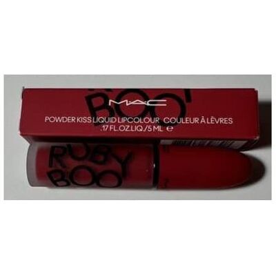 MAC Cosmetics, Lippenstift + Lipgloss, Powder Kiss Liquid Lip color Ruby Boo (Ruby Boo) MAC Cosmetics, Lippenstift + Lipgloss, Powder Kiss Liquid Lip color Ruby Boo (Ruby Boo)