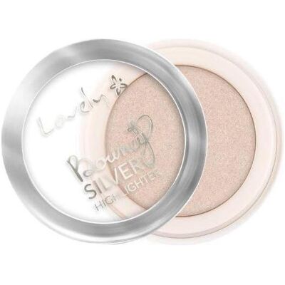 Lovely, Highlighter + Bronzer, Bounce Highlighter Rozświetlacz Silver (Highlighter, 1 ml) Lovely, Highlighter + Bronzer, Bounce Highlighter Rozświetlacz Silver (Highlighter, 1 ml)
