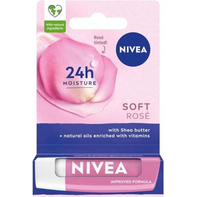 NIVEA, Lippenstift + Lipgloss, Soft Rose Nourishing Lipstick 4.8g NIVEA, Lippenstift + Lipgloss, Soft Rose Nourishing Lipstick 4.8g