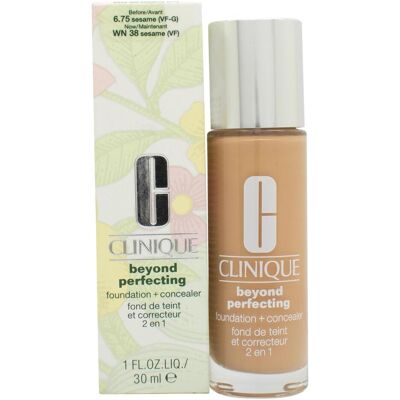 Clinique, Foundation, Beyond Perfecting Foundation + Concealer (6,75 Sesame) Clinique, Foundation, Beyond Perfecting Foundation + Concealer (6,75 Sesame)