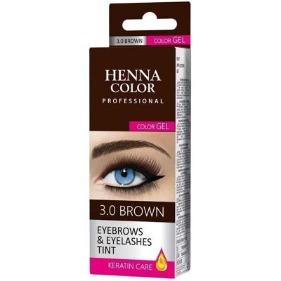 Venta, Augenbrauenfarbe, Venita - Professional Henna Color Gel Gel Eyebrow & Eyelash Paint 3.0 Brown (3.0 Braun) Venta, Augenbrauenfarbe, Venita - Professional Henna Color Gel Gel Eyebrow & Eyelash Paint 3.0 Brown (3.0 Braun)