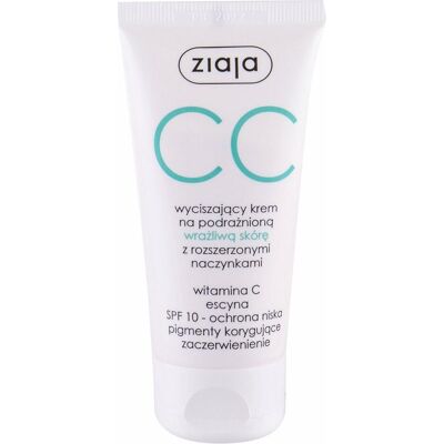 Ziaja, BB + CC Creme, Cc Cream For Iimes and Sensitive Score From Extended 50Ml (50 ml) Ziaja, BB + CC Creme, Cc Cream For Iimes and Sensitive Score From Extended 50Ml (50 ml)