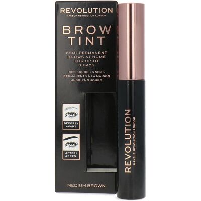 Makeup Revolution, Augenbrauengel, Brow Tint Medium Brown 6ml (Medium Brown, Mittelbraun) Makeup Revolution, Augenbrauengel, Brow Tint Medium Brown 6ml (Medium Brown, Mittelbraun)