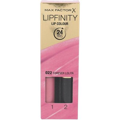 Max Factor, Lippenstift + Lipgloss, Lipfinity 22 Forever Lolita 2ml Max Factor, Lippenstift + Lipgloss, Lipfinity 22 Forever Lolita 2ml
