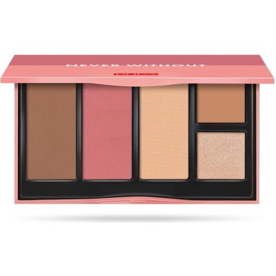 Pupa Milano, Highlighter + Bronzer, All in one Face Palette Dark Skin (15.20 g) Pupa Milano, Highlighter + Bronzer, All in one Face Palette Dark Skin (15.20 g)