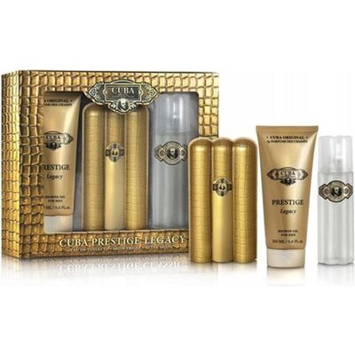 Cuba, Beauty Geschenkset, Prestige Legacy Geschenkset für Männer 3.3 fl.oz. Eau De Toilette Spray, 3.3 fl.oz. After Shave, 6.6 (Parfum Set) Cuba, Beauty Geschenkset, Prestige Legacy Geschenkset für Männer 3.3 fl.oz. Eau De Toilette Spray, 3.3 fl.oz. After Shave, 6.6 (Parfum Set)