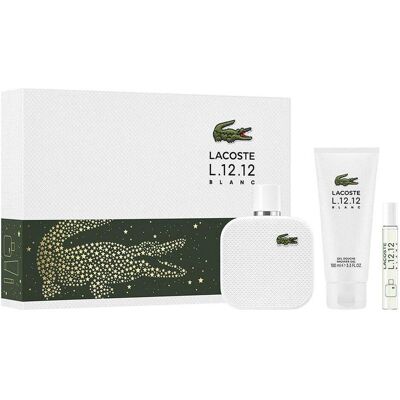 Lacoste, Beauty Geschenkset, L.12.12 Blanc Set EDT 100ml + EDT 7.5ml + SG 100ml (Parfum Set) Lacoste, Beauty Geschenkset, L.12.12 Blanc Set EDT 100ml + EDT 7.5ml + SG 100ml (Parfum Set)
