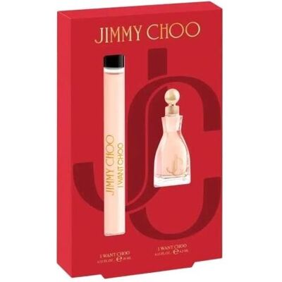 Jimmy Choo, Beauty Geschenkset, I Want Choo Eau De Parfum Set 10 Ml 45 Ml Miniature (Parfum Set) Jimmy Choo, Beauty Geschenkset, I Want Choo Eau De Parfum Set 10 Ml 45 Ml Miniature (Parfum Set)