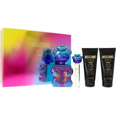 Moschino, Beauty Geschenkset, Toy 2 Christmas 2024 Pearl Eau de Parfum / BShower Gel / Body Lotion / (Körperpflegeset, Parfum Set) Moschino, Beauty Geschenkset, Toy 2 Christmas 2024 Pearl Eau de Parfum / BShower Gel / Body Lotion / (Körperpflegeset, Parfum Set)