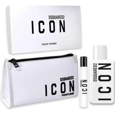 Dsquared2, Beauty Geschenkset, X-Mas Coffret 2025 Icon Femme Eau de Parfum Natural Spray 100ml + Travel Spray 10ml + gwp (Parfum Set) Dsquared2, Beauty Geschenkset, X-Mas Coffret 2025 Icon Femme Eau de Parfum Natural Spray 100ml + Travel Spray 10ml + gwp (Parfum Set)