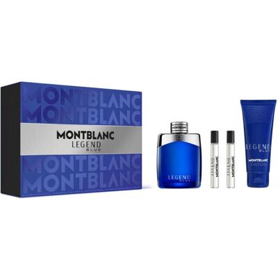 Montblanc, Beauty Geschenkset, Legend Blue Eau De Parfum 100ml Shower Gel 100ml 75ml (Parfum Set) Montblanc, Beauty Geschenkset, Legend Blue Eau De Parfum 100ml Shower Gel 100ml 75ml (Parfum Set)